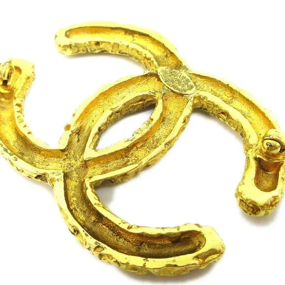 Chanel CC Brooch Pin Gold 93A 80520 - Picture 4 of 5